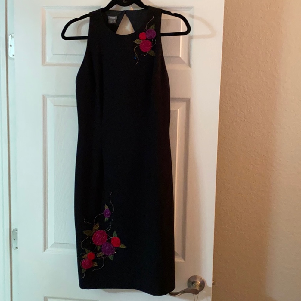 Black Cocktail dress with embellishments